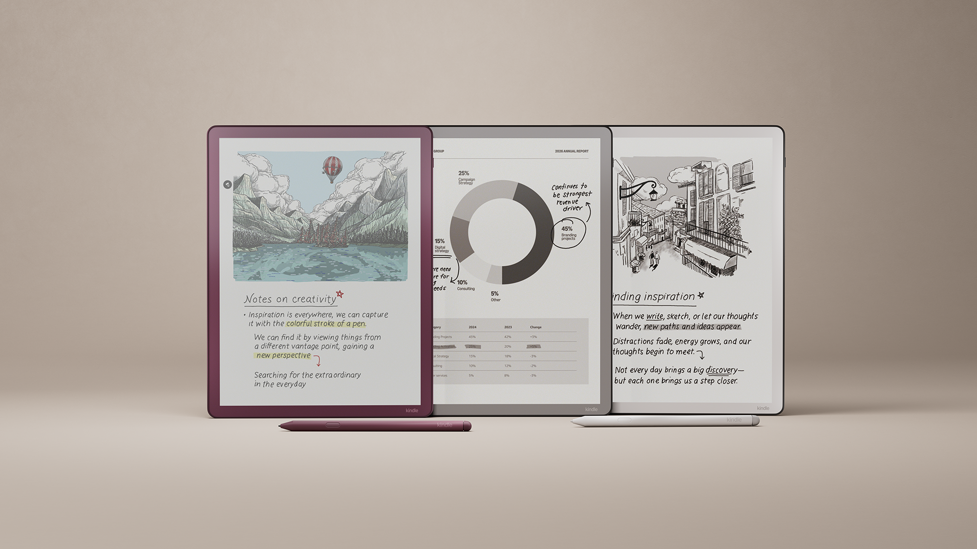 Amazon Reveals New Echo And Kindle Products